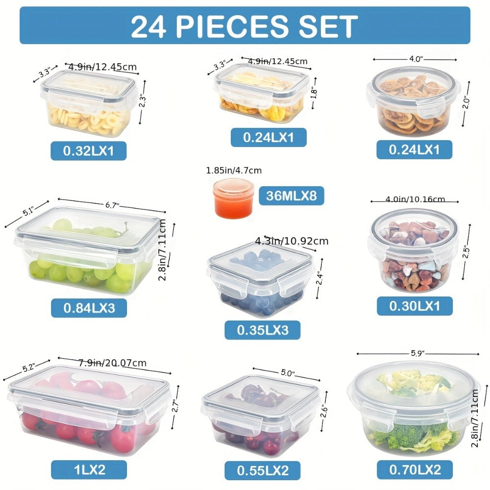 14-Piece Plastic Food Storage Container Set product detail 6