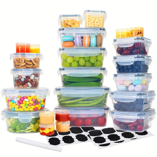 14-Piece Plastic Food Storage Container Set product detail 2
