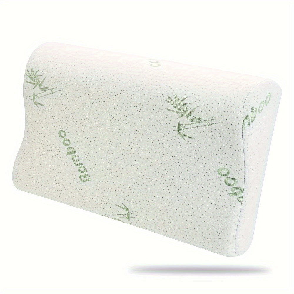 1pc Contour Sleeping Pillow Orthopedic Anti Snore, Soft Supportive Comfortable Washable Cover Sleep Pillow