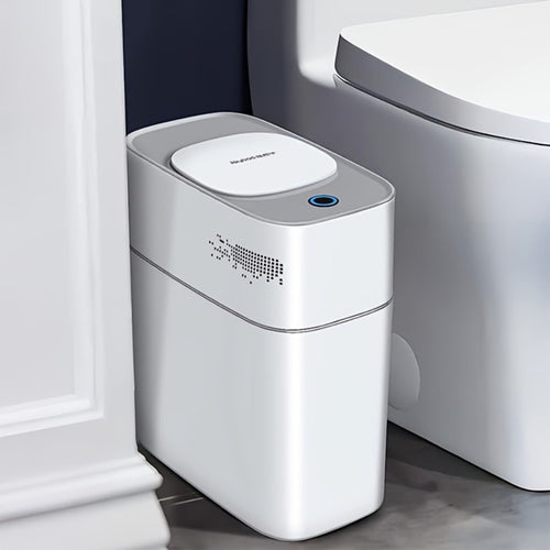 Touchless Motion Sensor Bathroom Bin main product view for Australian shoppers