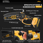 Cordless Mini Chainsaw detail view 3 for Australian shoppers