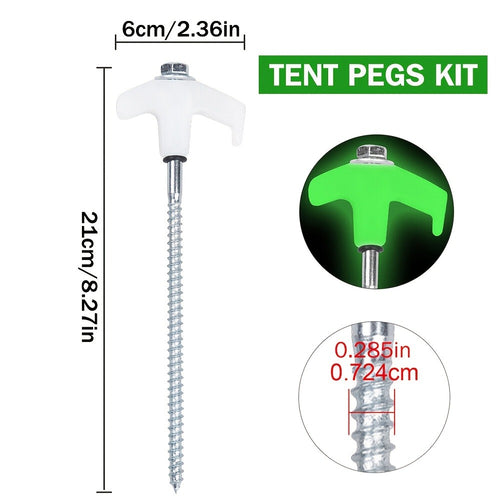 -Piece Steel Tent Peg Set product detail 2