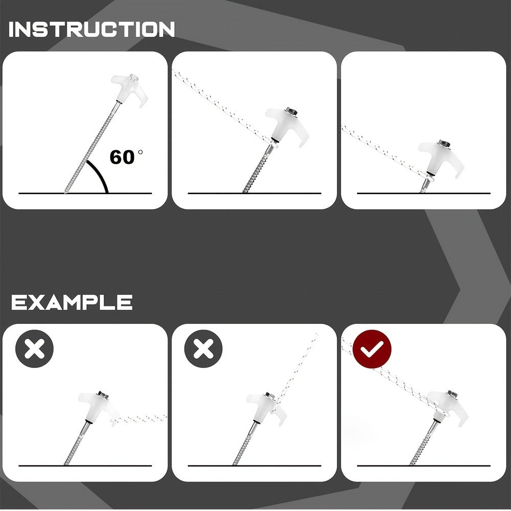 -Piece Steel Tent Peg Set product detail 5