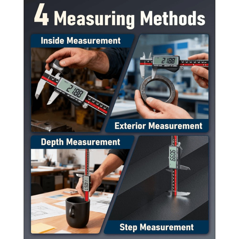 Rechargeable Digital Caliper detail view 6 for Australian shoppers
