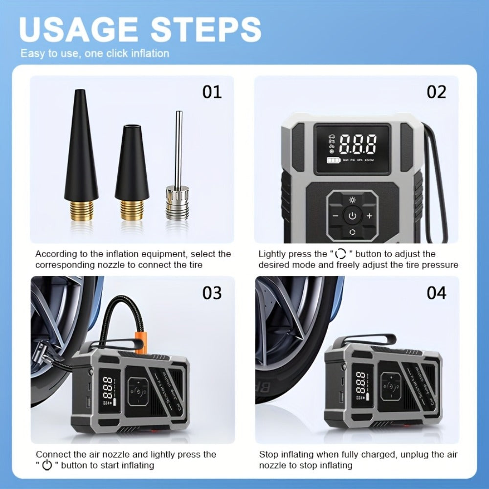 150PSI Portable Car Jump Starter product detail 11