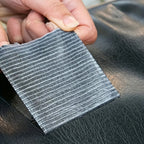 15m Self-Adhesive Faux Leather Repair Patch - Black – alternate design view
