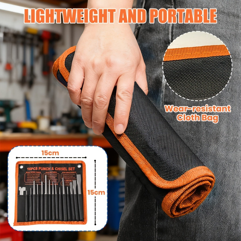 16-Piece Punch and Chisel Tool Set product detail 4