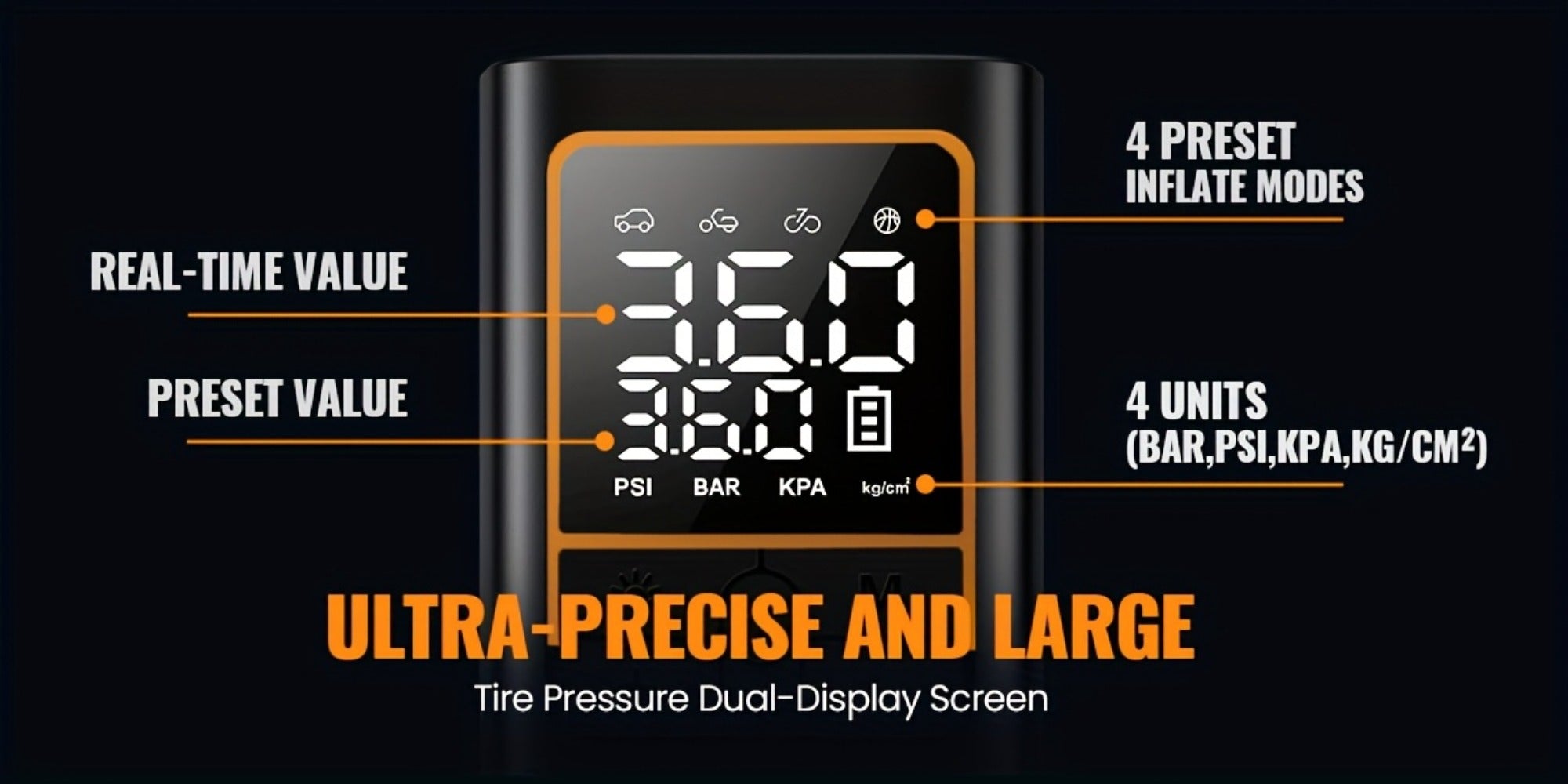 160PSI Portable Tyre Inflator product detail 17