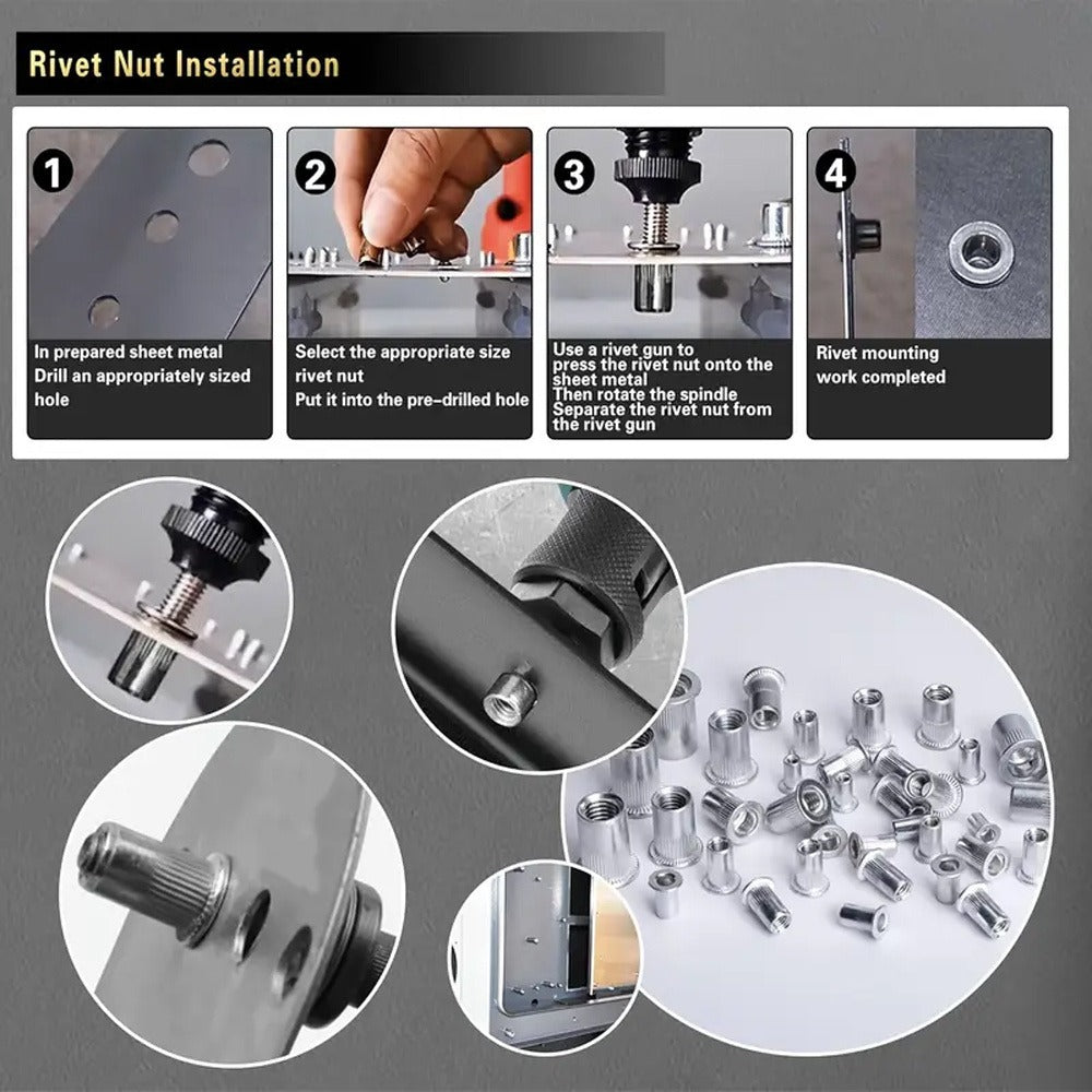 166-Piece Rivet Nut Tool Kit product detail 11