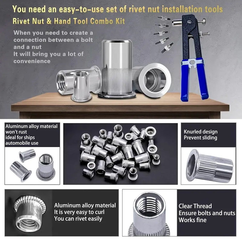 166-Piece Rivet Nut Tool Kit product detail 15