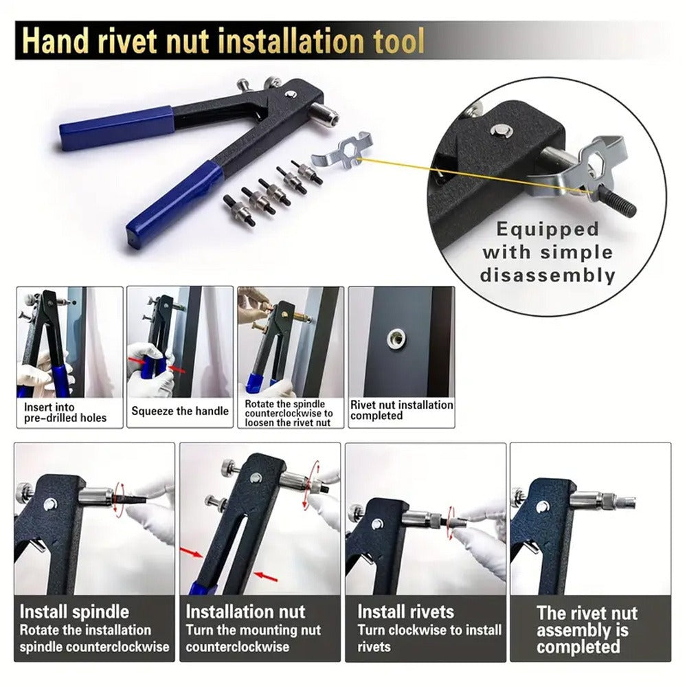 166-Piece Rivet Nut Tool Kit product detail 9