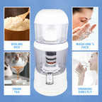 16L Ceramic Benchtop Water Filter - kitchen drinking water – alternate design view