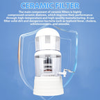 16L Ceramic Benchtop Water Filter - kitchen drinking water – additional product view 12