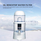 16L Ceramic Benchtop Water Filter - kitchen drinking water – feature reference