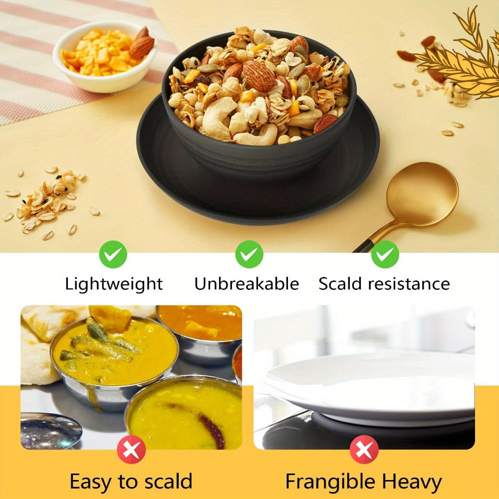 16pcs Lightweight Dinnerware Set - camping and everyday meals – alternate design view