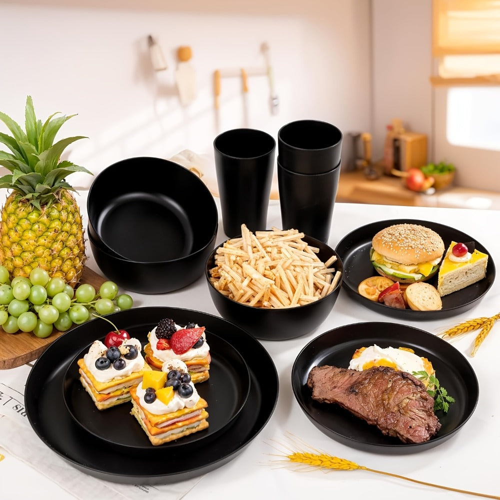 16pcs Lightweight Dinnerware Set - camping and everyday meals – additional product view 14