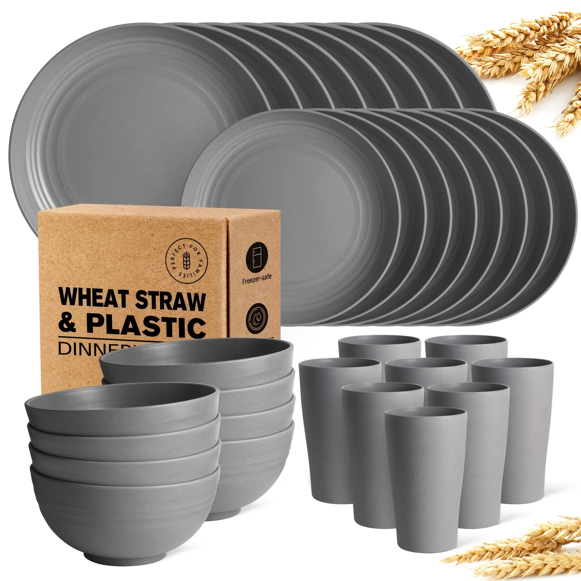 16pcs Lightweight Dinnerware Set - camping and everyday meals – additional product view 54