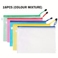 16PCS Mesh Document Pouch Set - school, office and travel organisation – additional product view 18