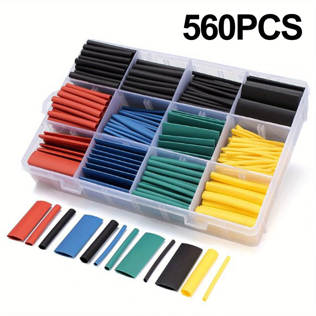 Heat Shrink Tubing Assortment - electrical cable insulation and – additional product view 12