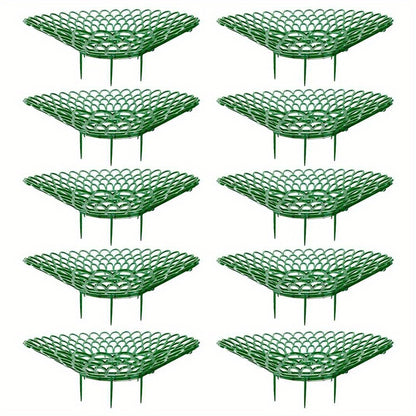 Strawberry Supports Strawberry Cage - 10/20Pcs with 3 Sturdy Legs - Weather Resistant Strawberry Protectors - Plastic Strawberry Plant Support for Keeping Clean Prevent Rotted ＆ Promote Air Circulation