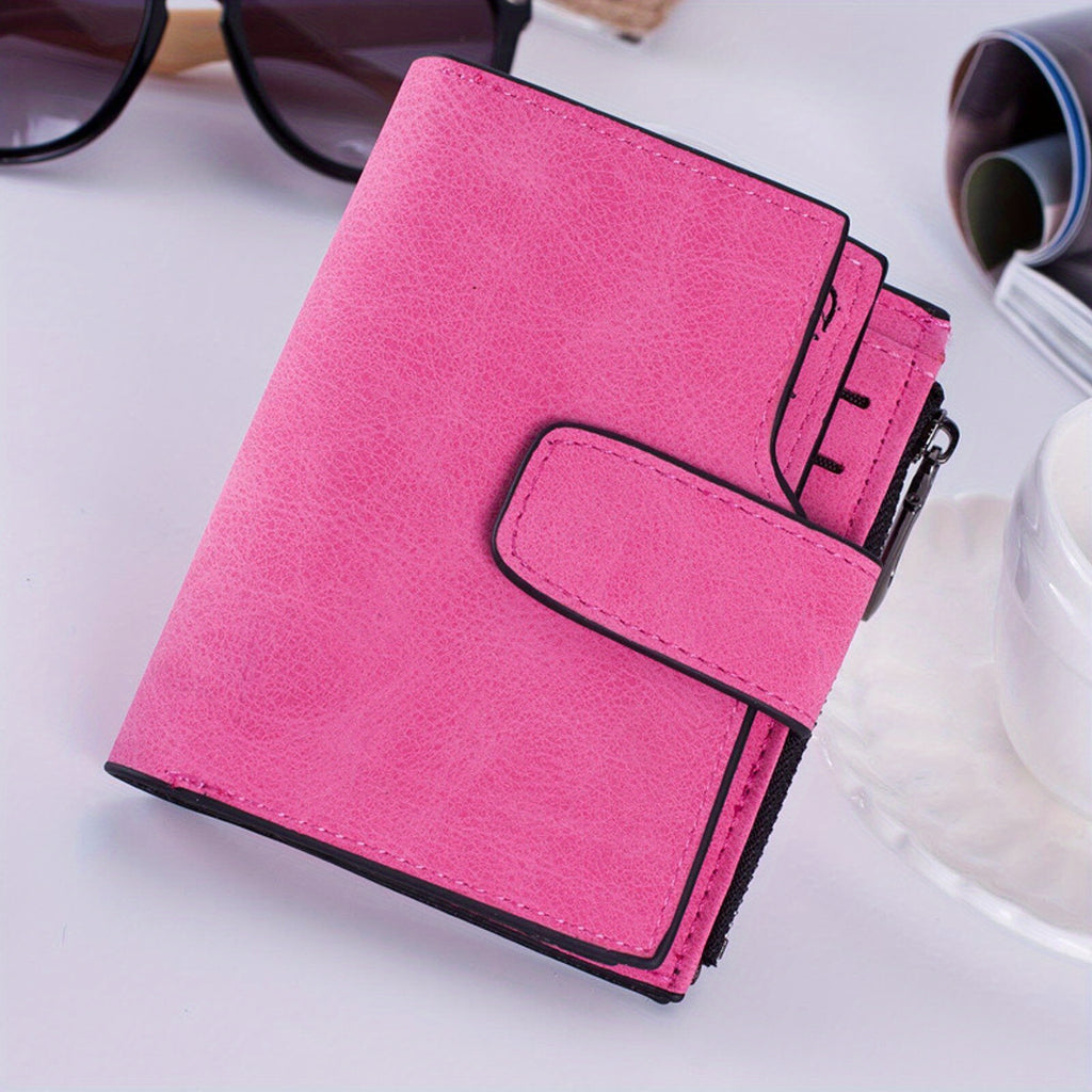 Wallet Short Small Coin Purse Ladies Folding Card Holder for Women