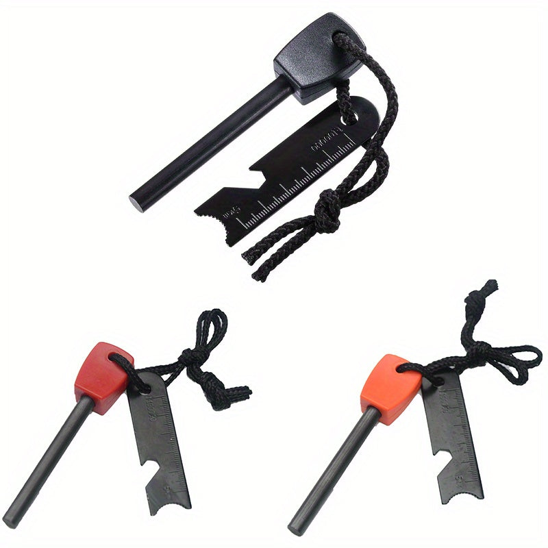 5pcs Iron Rods - Fire Rods - Fire Flint And Fire Starter Kit - Survival Flint Spark Rods, Camping, Hiking, Jungle Crafts