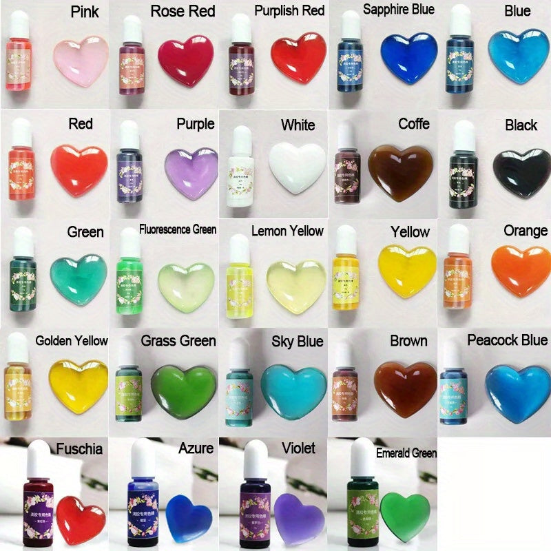 Resin Pigment Colour Set - resin art and coaster making – additional product view 15