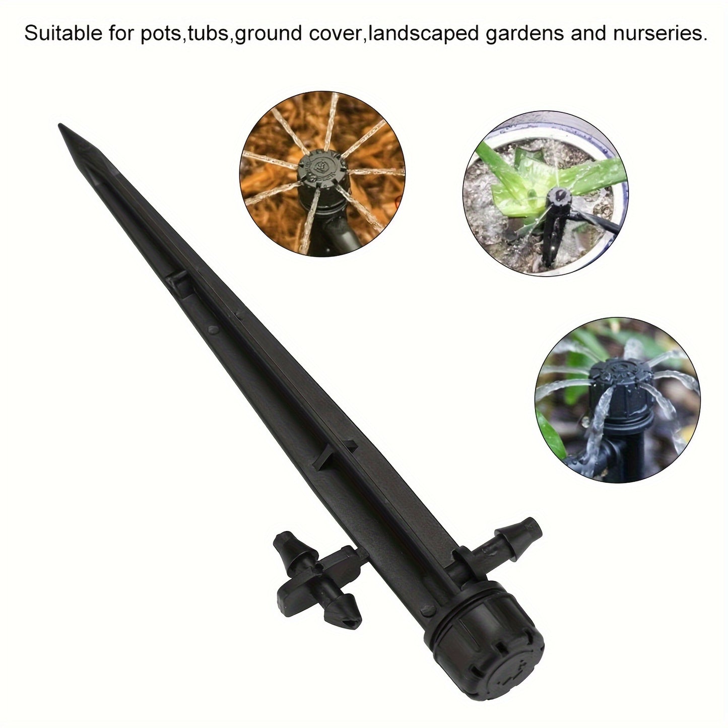 Adjustable Water Flow Irrigation Drippers Sprinkler Emitter Drip System