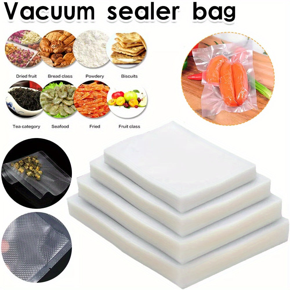 300PCS Vacuum Sealer Bags For Food Saver, Commercial Grade, BPA Free, Heavy Duty, Pre-cut, for Vac Storage, Meal Prep, Sous Vide, or Dehydrated Freeze Dried Foods