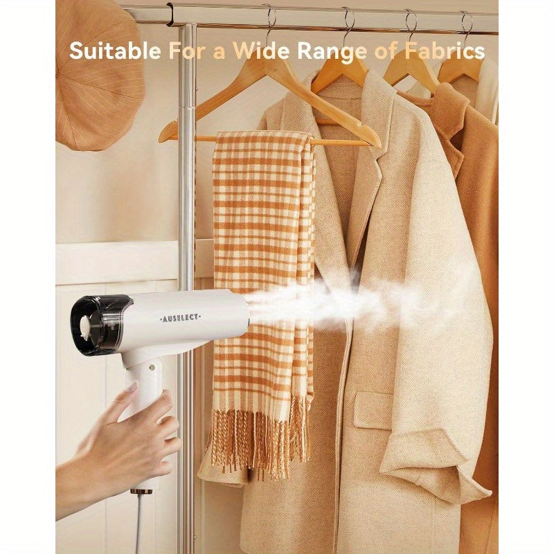HEYMIX Garment Steamer Iron, Portable Mini Fabric Steamer, 1100W-1200W 2-in-1 Handheld Mini Iron Steam Steamer Iron for Travel, Garment Steam Iron for Home Use & Gifts, 2in1 Handheld Steamer for Clothes
