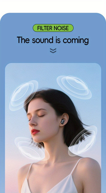 Acer OHR501 Wireless Audio Earbuds, Semi-In-Ear Design Noise Cancelling Headphones, HIFI Sound Quality Music Earphones, Headset for Commute And Fitness, Electronic Product with Touch Control And Voice Call Noise
