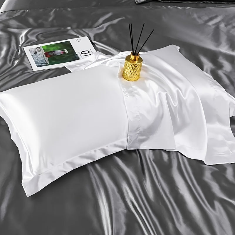 19-Momme Mulberry Silk Pillowcase Set – 2-Piece Reversible Bedding – additional product view 20