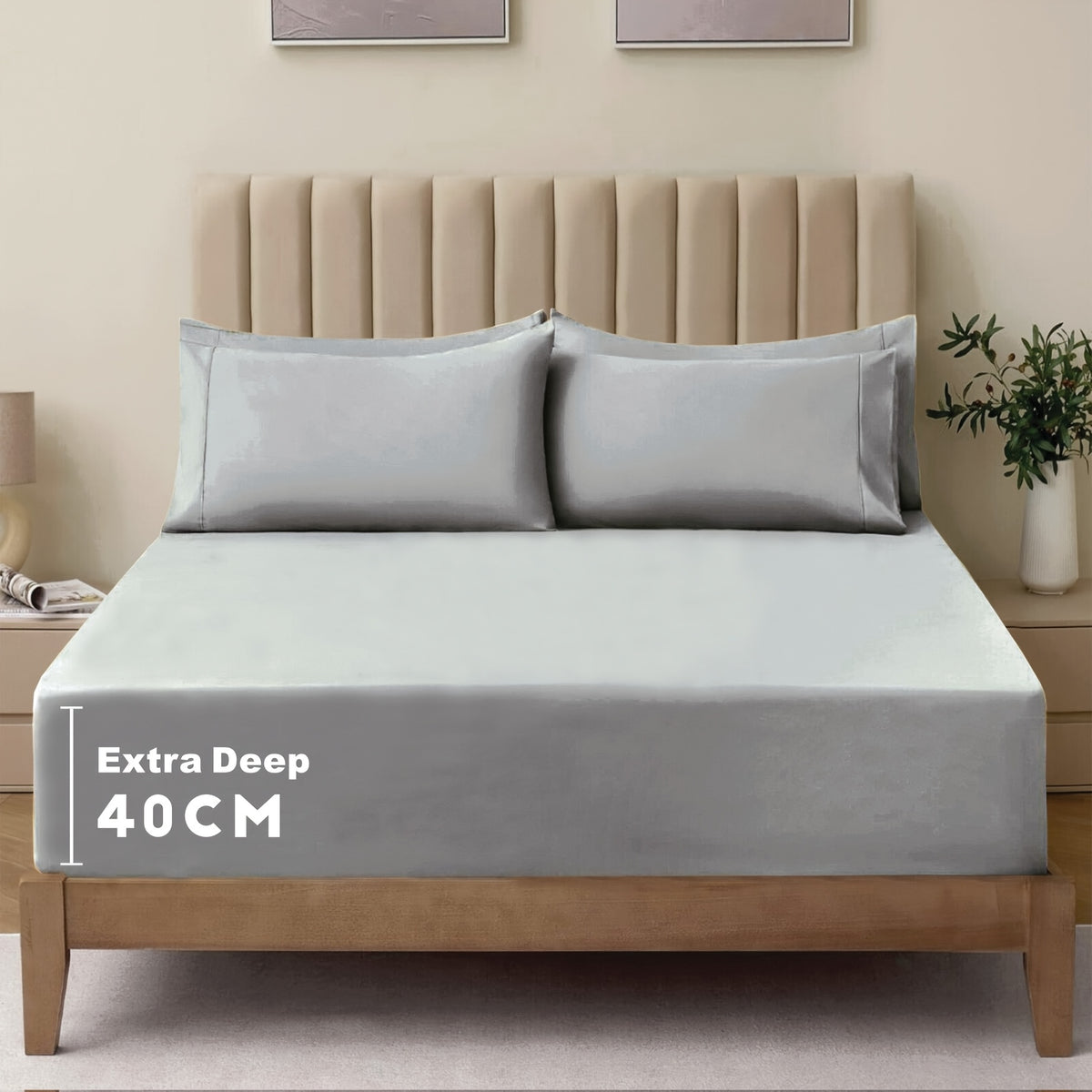 Soft Bed Sheet Set – 3-Piece 40cm Deep-Pocket Bedding – additional product view 53