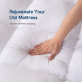 1500GSM Queen King Bamboo Pillowtop Mattress Topper Bed Matress Protector Pad Fitted Sheet