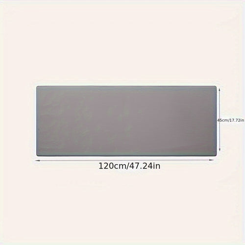 1pc Anti-Fatigue Kitchen Mat Durable PVC, Rectangular Shape, Easy To Clean, Suitable For Kitchen, Laundry, And Dishes