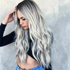 Long Wavy Synthetic Wig - costumes and fashion styling – additional product view 10
