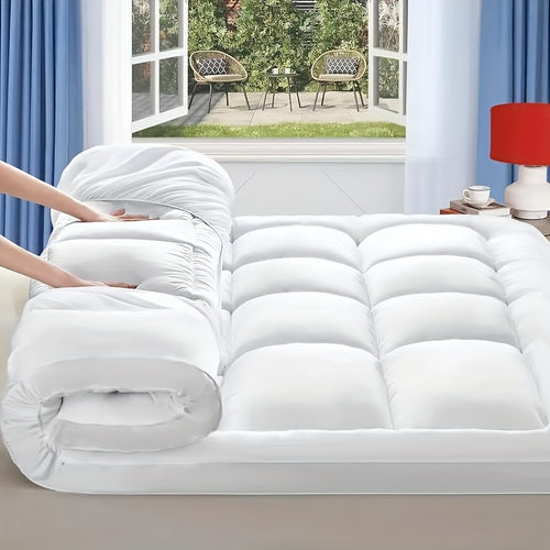 1500GSM Bamboo Pillowtop Mattress Topper Bed Mattress Protector SB/DB/QB/KB/KSB