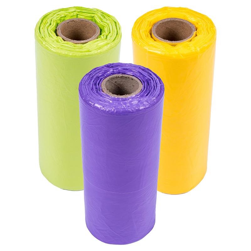 3 Rolls 90 pk Scented Bin Liner Kitchen Tidy Garbage Bag with Handle 27L 51cm x 65cm - 30pk each roll Medium - Scented: Lavender, Lemon, Lime
