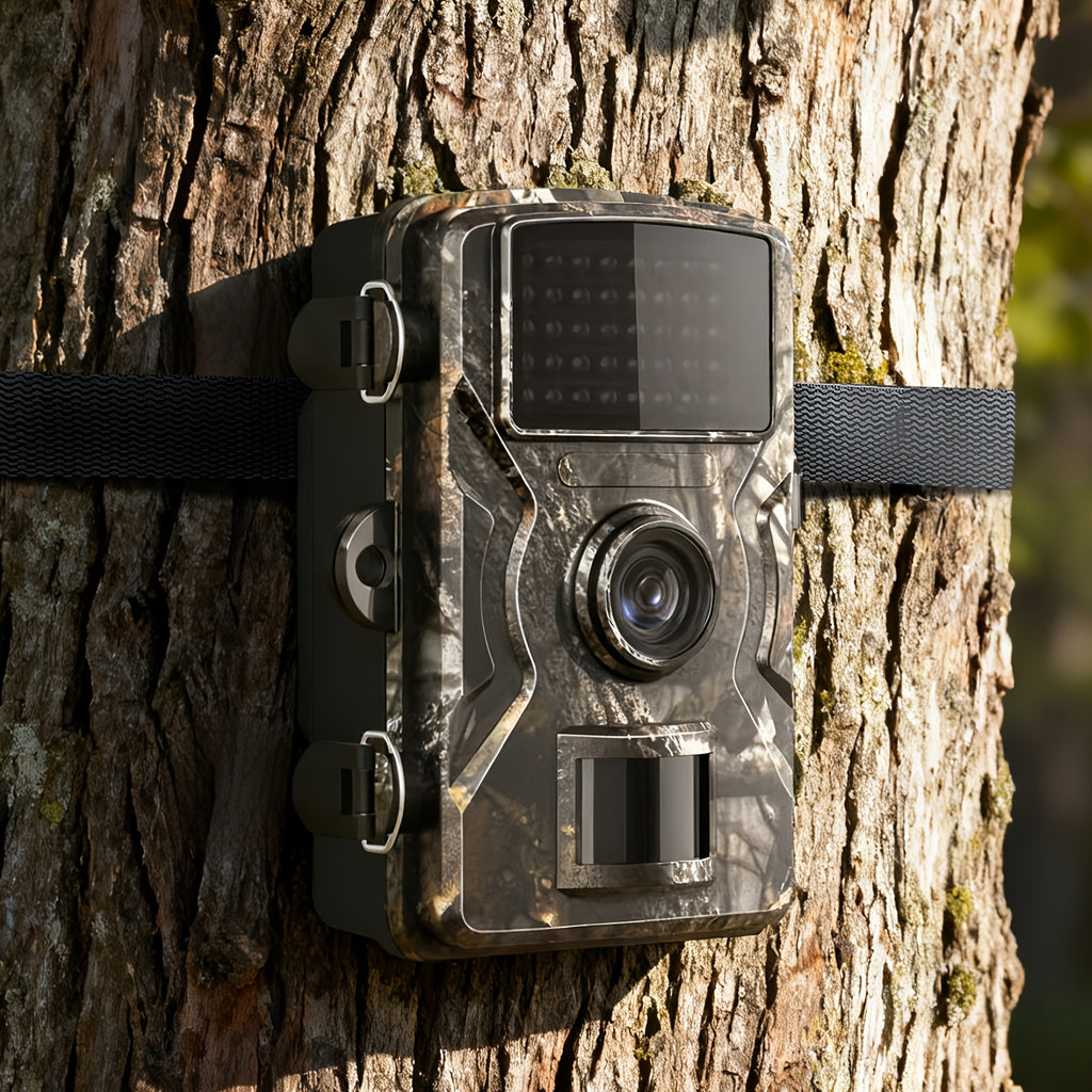A Wildlife Camera Designed for Tracking, Featuring a 2-Inch Display And 0.8-Second Motion Activation, Ideal for Monitoring Animals in Their Natural Habitat