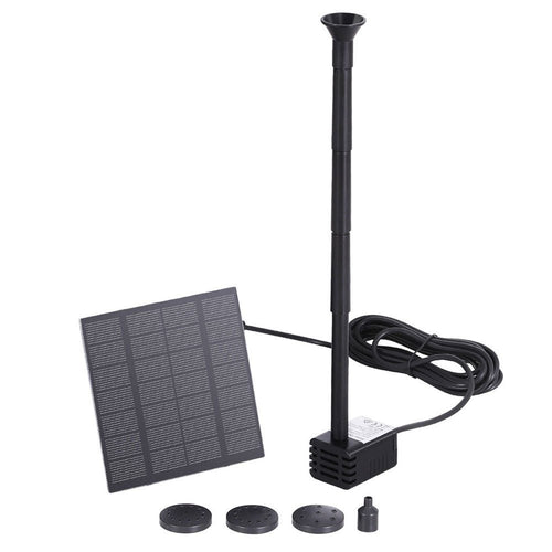 2.6FT Solar Fountain Pump - Black for Australian Homes – alternate product view