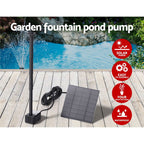 2.6FT Solar Fountain Pump - Black for Australian Homes – feature reference
