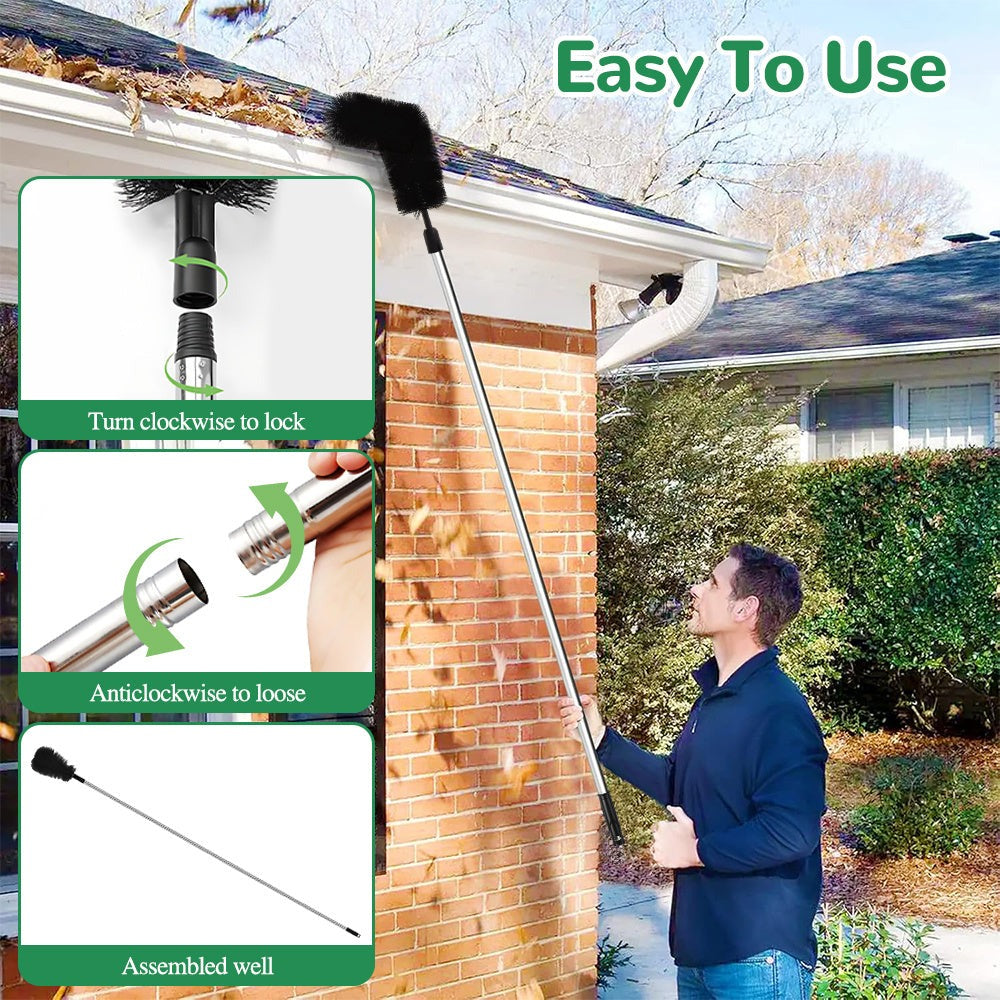 2.8m Extendable Gutter Cleaning Tool - Aluminium Alloy – additional product view 9