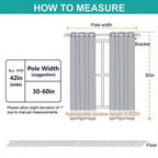 2-Pack Beige Blackout Curtain Set product detail 8