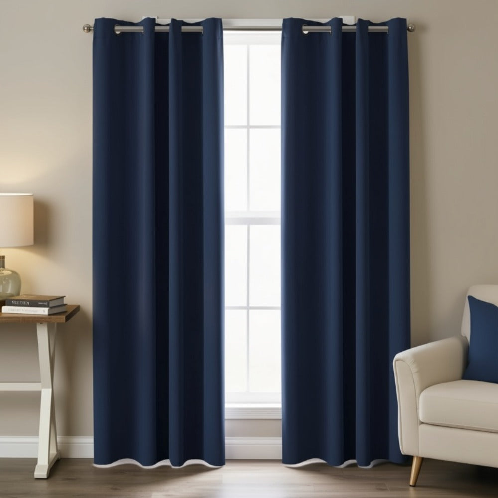 2-Pack Beige Blackout Curtain Set product detail 10