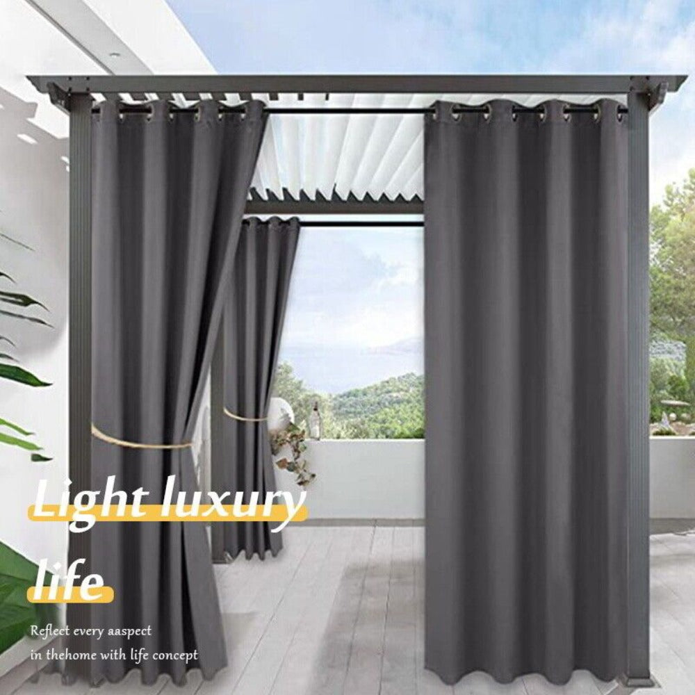 2-Pack Beige Blackout Curtain Set product detail 16