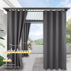 2-Pack Beige Blackout Curtain Set product detail 16