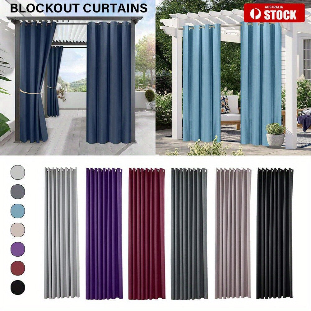 2-Pack Beige Blackout Curtain Set product detail 18