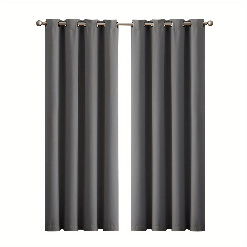 2-Pack Beige Blackout Curtain Set product detail 20