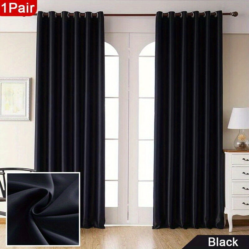 2-Pack Beige Blackout Curtain Set product detail 22
