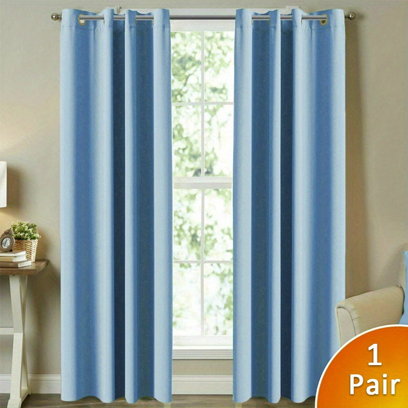 2-Pack Beige Blackout Curtain Set product detail 23